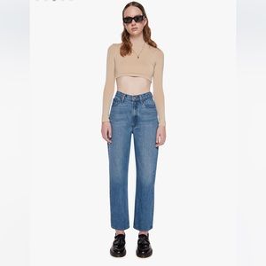 MOTHER SNACKS! High Waisted Double Stack Ankle Sz 27